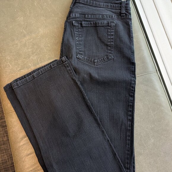 NYDJ Ladies size 10 in Black denim - Picture 1 of 6